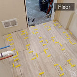 DGSL Tile Leveling System with Tile Plier - 300-Piece Tile Spacers Clips and 100-Piece Reusable Wedges - Tile Tools Set for Stone Installation (1/8 Inch Tile Spacers)
