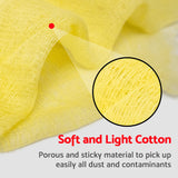 S&F STEAD & FAST Tack Cloth Bulk Case 150-pc, Yellow - for Woodworking, Automotive Painting, Removing Dust - Wax and Silicone Free, Anti Static Tack Rag for The Professional
