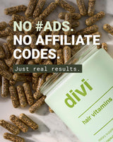 divi Hair Vitamins for Women and Men - Made with Clean and Science-Backed Ingredients to Grow + Thicken - Create a Healthy Hair Environment - 30 Day Supply, 120 Count