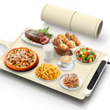 Warming Mat for Food Warmer Pad: 24"X16" Adjustable Foldable Silicone Electric Warming Tray for Buffets Party - Fast Heating Portable Hot Plates for Countertop Kitchen Travel Home Ideas