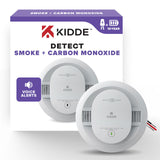 Kidde Hardwired Smoke & Carbon Monoxide Detector with 10-Year Battery Backup Bundle with Kidde Hardwired Smoke Detector with 10-Year Battery Backup