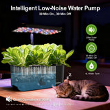 Dryades Indoor Garden 10 Pods Hydroponics Growing System w/LED Grow Light