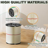 Dooniass 1 Pack Replacement Cartridge Filter Compatible with Craftsman 17816 9-17816 Wet Dry Vac fit 5/6/8/12/16/32 Gallon & Larger Vacuum Cleaner