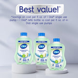 Dial Antibacterial Defense Foaming Hand Soap + Aloe, Fresh Pear Scent, 30 Fl Oz Hand Soap Refill (Pack of 4), Dermatologist-Tested, Gentle on Skin
