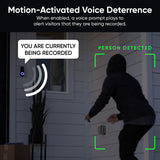 WYZE Wireless Duo Cam Video Doorbell (Chime Included), Battery Powered, 2K Full HD Video, 2 Cameras (People and Package), 2-Way Audio, Color Night Vision