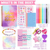 Nollh DlY Journal Kit for Girls Scrapbook Gifts for 8-12 Year Old Girl