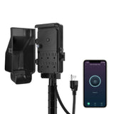 DEWENWILS WiFi Smart Yard Stake Plug with 6 Outlets, Voice Control, Waterproof Power Stake Timer with 6Ft Cord, Alexa&Google Assistant Compatible, 1875W/15A, for Halloween/Christmas Decoration Lights