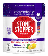 Stone Stopper Drink Mix, Lemonade, Kidney Stone Prevention, Calcium Oxalate Protector, Alkali Citrate Support, Developed by Urologists to Improve Hydration and Support Kidney Health, 15 Day Supply