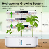 Ahopegarden Hydroponics Growing System: 12 Pods with Smart Env.Detection