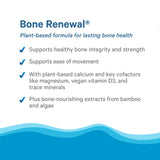 PURE SYNERGY Bone Renewal | Bioavailable Calcium with Cofactors | Natural, Vegan Supplement with Vitamin D3, K2, Magnesium, & Boron | for Lasting Bone Strength (150 Capsules)