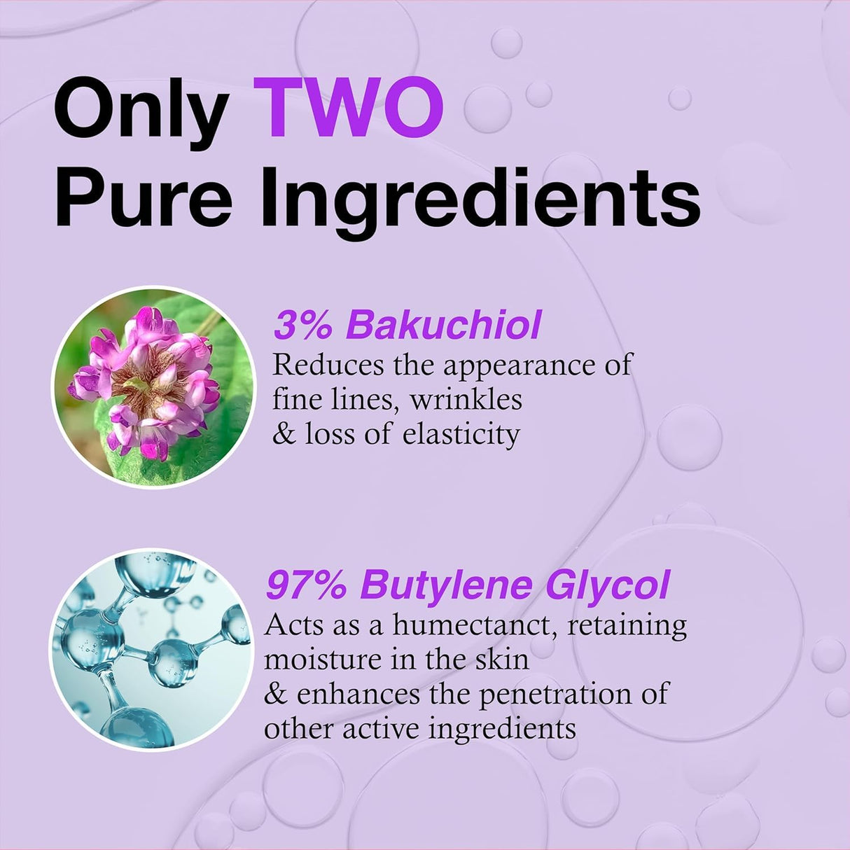 CELDYQUE 100% Pure Volufiline & Bakuchiol 30,000 ppm Concentrate Serum - Skin Firming Solution High Potency Retinol Alternative | Anti-Wrinkle Boosts Collagen for Aging Sagging Mature Skin