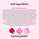 EQQUALBERRY NAD+ Peptide Boosting Facial Serum, 1.01 fl oz