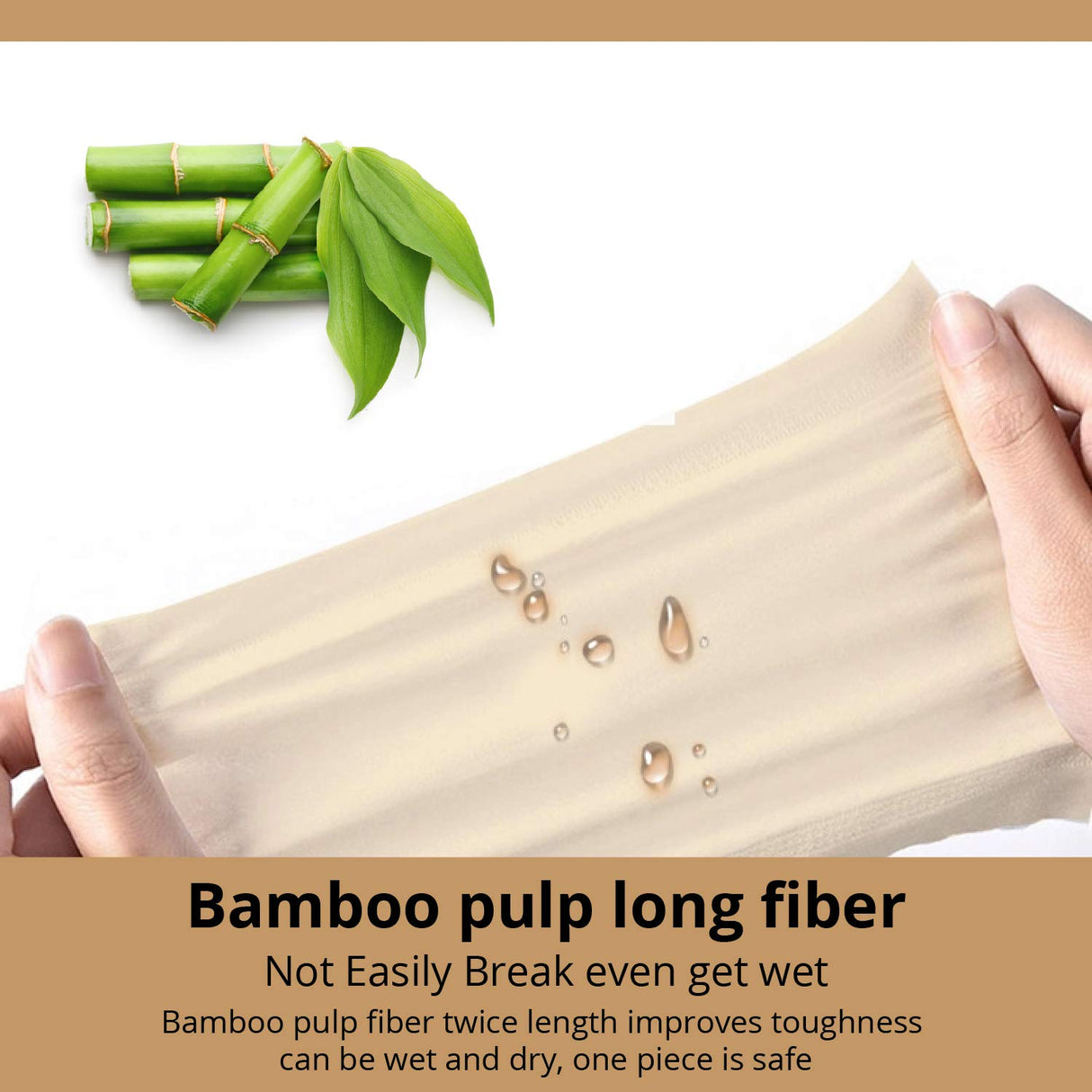 Elvissmart Bamboo Toilet Tissue, 3-Ply, 250 Sheets per Roll, Pack of 40 – Strong and Flexible, Tree-Free, Septic Safe, Natural and Gentle for Comfortable Daily Use