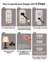 Clapper The Original Home Automation Sound Activated Device, On/Off Light Switch, Clap Detection, As Seen On TV