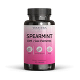 VINATURA Spearmint Leaf Capsules Supplement - Enhanced with DIM & Saw Palmetto, for Unwanted Hair, Women' Health & Skin *USA Made & Tested* - 1380mg/serving, 60 Capsules (30 Servings)
