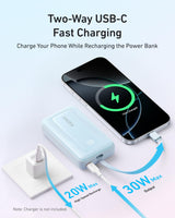 Anker Power Bank,10,000mAh 30W with USB-C Travel Essential Portable Charger