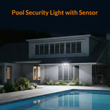 LEPOWER LED Security Light Motion Sensor Light Outdoor, 38W 4200LM Motion Security Light, 5500K, IP65 Waterproof, 3 Head Motion Detected Flood Light for Garage, Yard, Porch (Brown)