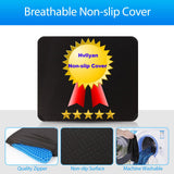 Gel Seat Cushion for Long Sitting (Thick & Extra Large), Gel Cushion for Wheelchair Soft, Gel Chair Cushion Comfy, Gel Car Seat Cushion Breathable, Gel Seat Cushion for Office Chair for Hip Pain