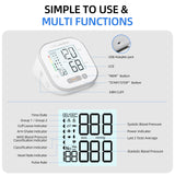 Pediatric Blood Pressure Cuff, Blood Pressure Machine for Home Use - 3 Size Cuffs, Small 4"-8", Medium 6"-10" and Large 7"-17", Perfect for Family Health Monitoring