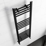 Sandy Beach Black Angled Radiator Valves - Black Angled Heated Towel Rail Radiator Valves - Black Radiator Valves, Radiator Valves Black Suitable for Internal Radiators or Heated Towel Rails (15mm)