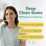 NIMBUS Extra Soft Toothbrushes (Regular Size Head), Periodontist Design Tapered Bristles for Sensitive Teeth & Receding Gums (5 Pack, Colors May Vary)
