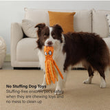 CPYOSN 2 Pack Octopus Dog Toys, No Stuffing Squeaky Crinkle Plush Chew Toys