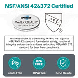 ICEPURE Under Sink Water Filter System, 3 Years or 22000 Gallons Ultra High Life NSF/ANSI 42 Certified, Removes Heavy Metals,Chlorine,Direct Connect Under Counter Drinking Water System, USA Tech