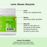 4 Pack OLLY Metabolism Gummy Rings, Apple Cider Vinegar, Vitamin B12, Chromium, Energy and Digestive Health, Chewable Supplement, Apple Flavor, Twin Pack - 120 Count