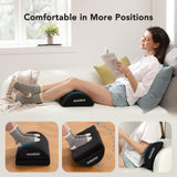 HUANUO Foot Rest for Under Desk at Work, with 2 Optional Covers for Replacing, Double Layer Adjustable Foot Rest for Office, Home, Airplane, Travel