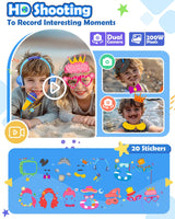 Sueseip Smart Phone for Kids Toys Age 4-6, Christmas Birthday Gifts Dinosaur Toddler Toys for Boys 5-7, Touchscreen Dual Camera Kids Cell Phone for Boys Age 8-10, with Games,SD Card,Screen Protector