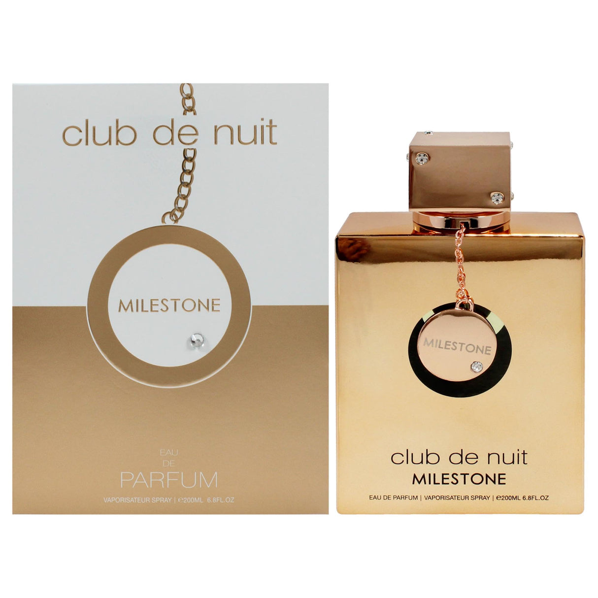 Armaf Club De Nuit Milestone for Unisex Eau de Parfum Spray, 6.8 Ounce