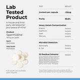 Neurogan Spermidine Supplement - 1200mg - 99% Pure 100x More Potent Than Rice & Wheat Germ Extract - for Cellular Health, Anti-Aging & Energy* - Made in USA - 10MG Per Serving - 120 Servings