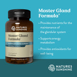 Nature's Sunshine Master Gland, 120 Capsules | Provides Complete Nutritional Support for Every Gland in the Body, Helps Support Energy Metabolism