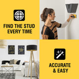 Franklin Sensors ProSensor M150/X990 Stud Finder with Live Wire Detection and 9-Sensors, Wood & Metal Stud Detector/Wall Scanner, Made in The USA