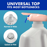 The Magic Tap Automatic Drink Dispenser - Hands-Free Beverage Dispenser for Fridge - Perfect for Milk, Juice - Gifts for Women & Men (3, Peach)