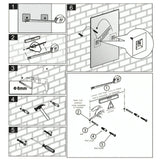 Tula Rectangular Bathroom Mirror | Frameless Bevelled Edge Design | Wall Mounted Portrait or Landscape 600mm x 450mm