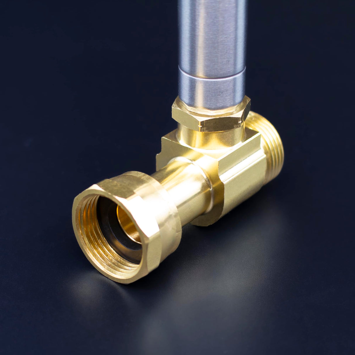 Kudos-Trading - 3/4 Inch Water Hammer Arrestor for UK Washing Machines - Easy Install, Durable Brass, Noise Reduction, Maintenance-Free, Pressure Protection, Universal Fit