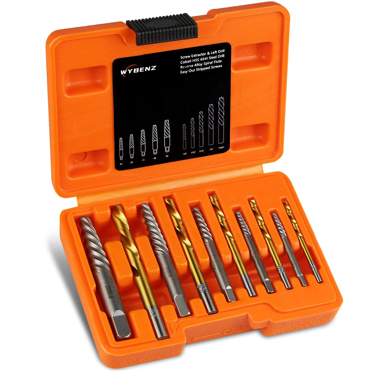 Bolt Bit 14Pcs Screw Extractor and Left Hand Drill Bits Set, Easy Out Screw Ext ...