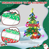 Large Christmas Yard Signs Outdoor-(With lights) 5PCS Whoville Christmas Decorations,Funny Green Monster Stealing Party Supplies Holiday Decorations