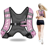 ZUETK Weighted Vest, 6lb/8lb/12lb/16lb Weight Vest with Reflective Stripe, Weighted Vest for Men Women Workout Equipment for Strength Training, Running, Jogging, Fitness, Weight Loss