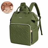 Leudes Knitting Bag Backpack,Yarn Storage Organizer Large Crochet Bag Tote Christmas Gift Yarn Holder Case for Carrying Projects,Knitting Needles (Army Green)