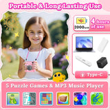 JPVERLY Kids Instant Print Camera - Christmas & Birthday Gift for Boys and Girls Ages 3-12, HD Digital Video Camera Toy with 3 Rolls Printing Paper & 32GB Card (Pink)