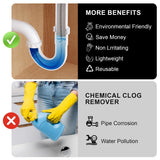 POPULO 20V Cordless Electric Drain Snake, 25Ft Replaceable Cable with 2.0Ah Battery, Extension Tube & Charger, Snake Drain Clog Remover Tool for Toilet, Floor Drain, Sink and Shower 3/4"-2" Pipe