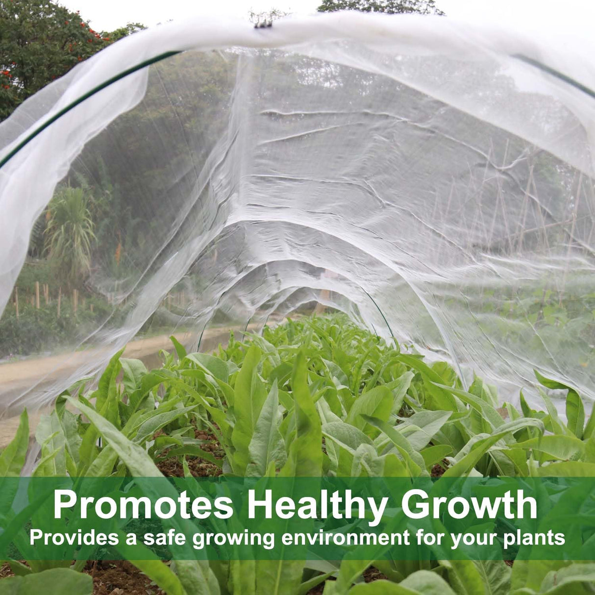 KLEWEE Garden Netting Kit for Raised Beds, 10x33ft Ultra Fine Mesh Netting
