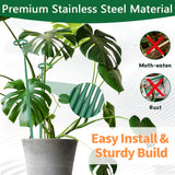 Telescoping Monstera Plant Stakes, 12.5-48.4IN Indoor Plant Support- 7Pack