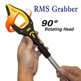 RMS 2-Pack 34 Inch Extra Long Grabber Reacher with Rotating Jaw - Mobility Aid Reaching Assist Tool (Yellow)