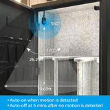 TORCHSTAR 6pcs 12 Inch LED Safe Lighting Kit, Motion Sensor, 5000K