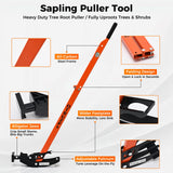 OTRUZPV Heavy-Duty Sapling Puller Tool, High-Leverage Tree Puller for 1/4" to 2" Roots, Manual Root Remover for Shrubs, Vines and Thorns, Effort-Saving Weed Puller for Garden, Farm and Landscaping