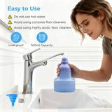 Ndoge Replacement Bottle for Swiffer® Wet Jet™ Mop, Refillable, 500 ML Leak-Proof HDPE Refillable Bottle, 17 FL OZ Solution Bottles, Empty Bottle No Cleaning Solution