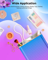 Metronic Bubble Mailers 6x10 Inch 100 Pack BluePurple Usable Size 6x9" Pretty Bubble Mailer Waterproof Padded Envelopes for Christmas Gift Packaging, Mailing, Shipping, Small Items Bulk